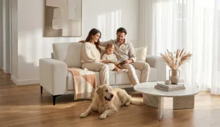OTTO home 2-Sitzer "Xander" Breite 164 cm, Webstoff, Soft-Touch Chenille, schwarze Metallfüße