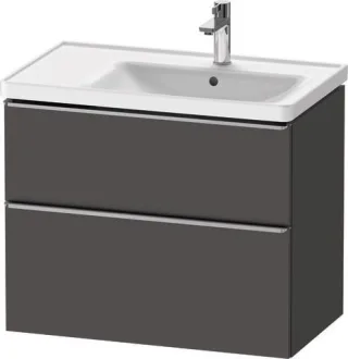 Duravit D-Neo Waschtischunterbau wandhängend Graphit Matt 784x452x625 mm - DE4358070490000 DE4358070490000