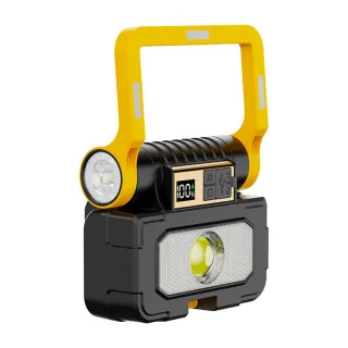 IPRee Multifunctional Folding LED Solar Flashlight Dual Light Source Outdoor Camping Torch Built-in 18 Hardware Tools US
