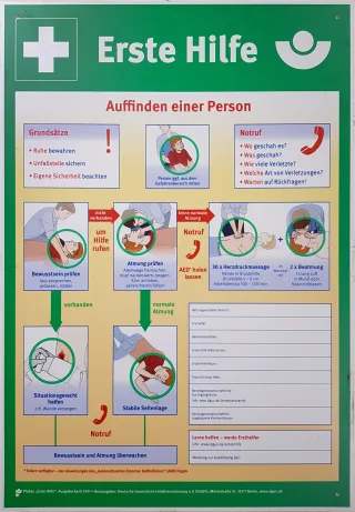 KS Tools Schild Erste Hilfe Aushang - 117.2479