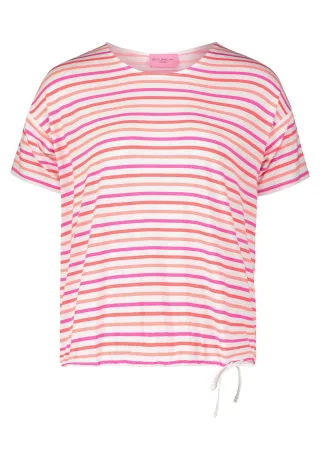 betty barclay - so cosy - - Ringelshirt red/white - Gr. - 46