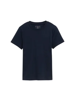 Tom Tailor - Basic T-Shirt blau - Gr. - XL