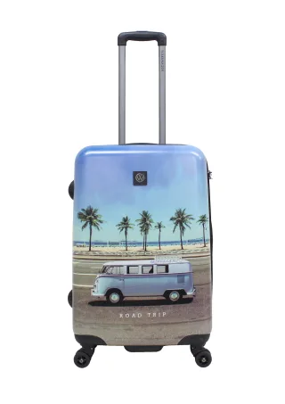 Volkswagen Koffer "Roadtrip" mit stylischem VW-Bus T1-Print