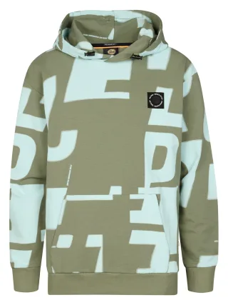 Petrol Industries - Boys Sweater Hooded AOP sage - Gr. - 164