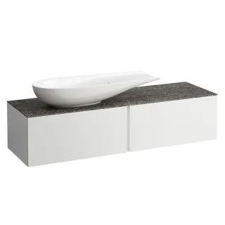 LAUFEN Waschtischunterschrank und Waschtischplatte ALESSI 500x1600x370  H4323440972601