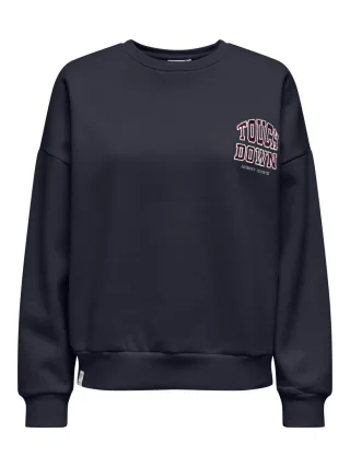 ONLY - Sweat - Rillo blau - Gr. - XS