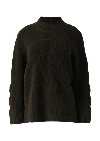 comma - Strickpullover braun - Gr. - S