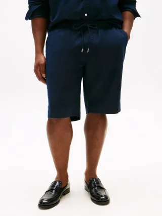 Tommy Hilfiger Big & Tall Shorts "BT-BROOKLYN PO LINEN SHORT-B" Große Größen