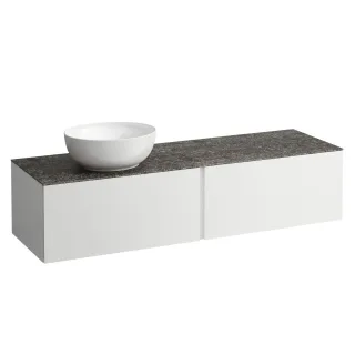 LAUFEN Waschtischunterschrank und Waschtischplatte ALESSI 500x1600x370  H4323550979901