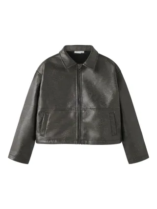NAME IT - NKFBOLL PU SJACKET black - Gr. - 122/128