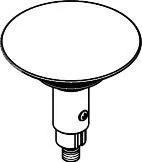 Hansgrohe Stopfen Push-Open mattschwarz , 98363670 98363670