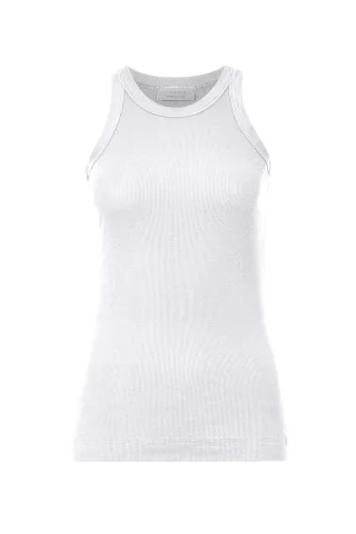 Rich & Royal - Organic Rib Top white - Gr. - XL