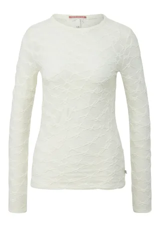 qs - T-Shirt creme - Gr. - L