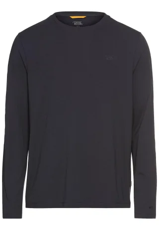 camel active - fleXXXactive® Langarmshirt aus einem Baumwollmix dark navy - Gr. - 3XL