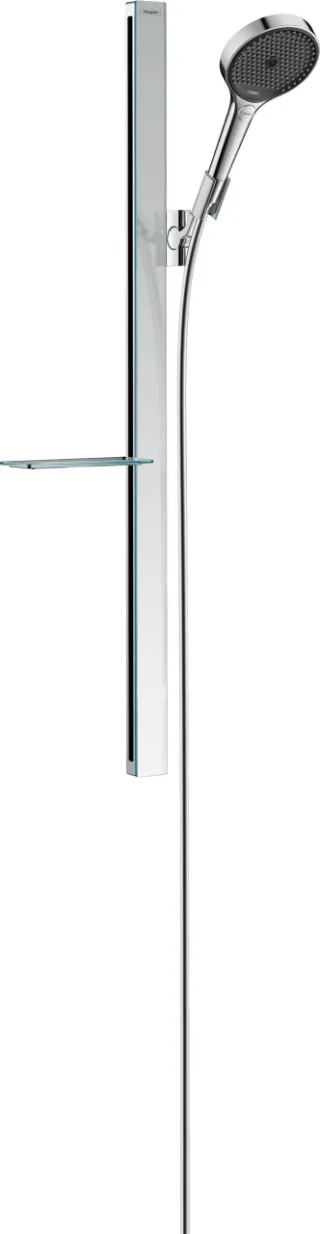 Hansgrohe Brausenset Rainfinity 130 3jet Unica E 900mm chrom mit Seifenschale, 27671000 27671000