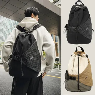 IPRee Outdoor Multifunction Waterproof Camping Travel Drawstring Backpack Men Women Techwear Style Hip Hop Crossbody Lap
