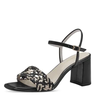 Tamaris - Da.-Sandalette black comb - Gr. - 39