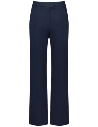 GERRY WEBER Collection - Leicht ausgestellte Stoffhose night sky - Gr. - 46