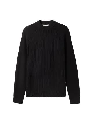 Denim Tom Tailor - Strickpullover mit Struktur black - Gr. - M