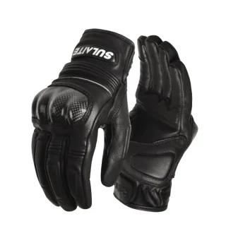 SULAITE SLT1103 Winter Fleece-Lined Motorcycle Riding Gloves with Carbon Fiber Protective Shell Warmth Suitable for Outd
