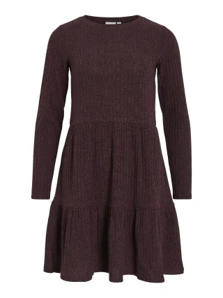 VILA - VIELITA L/S SHORT DRESS /1 winetasting - Gr. - XS