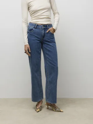 Aware - AWRENA MR WIDE DENIM JEANS LI3137 NOOS Medium Blue Denim - Gr. - 33/32
