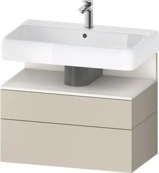 Duravit Qatego Waschtischunterbau wandhängend Taupe Supermatt 790x470x590 mm - QA4394084830000 QA4394084830000