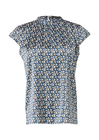 comma - Bluse blau - Gr. - 44