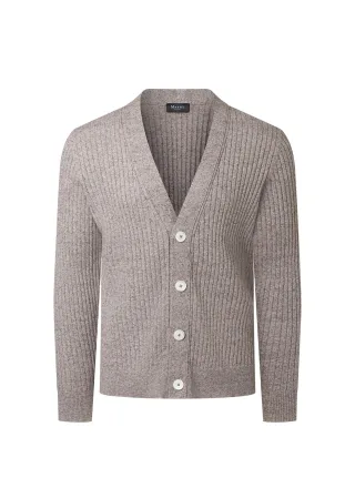MAERZ Muenchen - Strick Cardigan 1/1 Arm pale brown