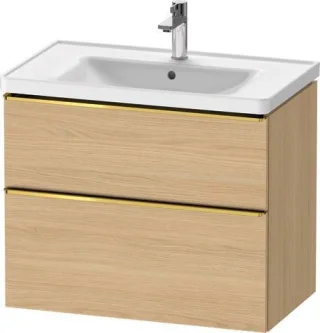 Duravit D-Neo Waschtischunterbau wandhängend Natur Eiche Matt 784x452x625 mm - DE4355034300000 DE4355034300000