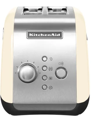 KitchenAid Toaster "5KMT221EAC Creme" 2 kurze Schlitze für 2 Scheiben 1100 W