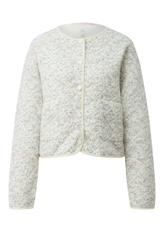 qs - Sweatshirt creme|mehrfarbig - Gr. - XS