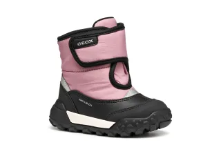 Geox Winterstiefel "B TREKKYUP GIRL B AB" Klettstiefel mit Warmfutter, Größenschablone zum Download
