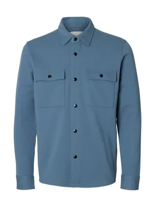 SELECTED MEN - SLHJACKIE SWEAT JACKET NOOS blue mirage - Gr. - L