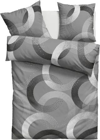 OTTO home Bettwäsche "Balisa" 2 ab Größe 135x200 cm, aus 100% Baumwolle, Bettwäsche mit Kreisen