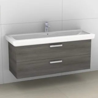 Artiqua 413 Waschtischunterschrank für IT! 121930, 121933, 121935 Graphit Struktur quer, 413-WU2L-K1 413-WU2L-K118-7098-401