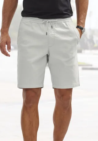 John Devin Shorts "Bermuda" kurze Hose aus elastischer Baumwoll-Qualität