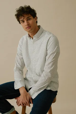 BASEFIELD - He.-Freizeithemd 1/1 cotton - Gr. - 3XL