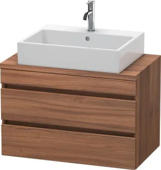 Duravit DuraStyle Konsolenwaschtischunterbau wandhängend Nussbaum Matt 800x478x512 mm - DS530707979 DS530707979