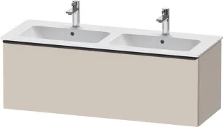 Duravit D-Neo Waschtischunterbau wandhängend Taupe Matt 1280x462x440 mm - DE42650BD910000 DE42650BD910000