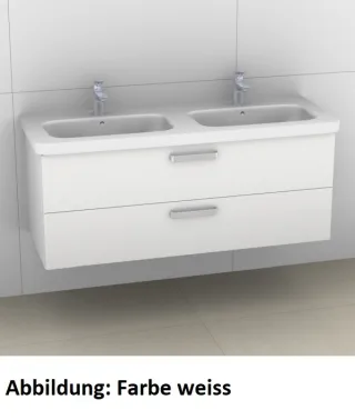 Artiqua 411 Waschtischunterschrank für DuraStyle 233813 Eiche Ribbeck quer NB, 411-WU2L-D48-7187-444 411-WU2L-D48-7187-444