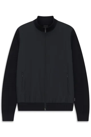 bugatti - Herren Strickjacke marine - Gr. - XXL