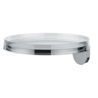 LAUFEN Wandablage Kartell · LAUFEN 185x185x, Deko-Disc in Kristallklar, 38533.3, 3853330040001 H3853330040001