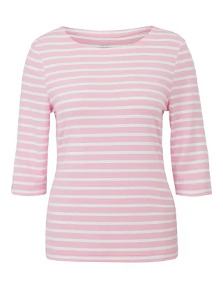 JOY sportswear - CARINA T-Shirt pink rose stripes - Gr. - 42