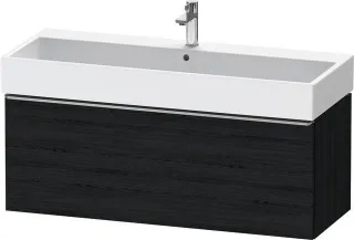 Duravit D-Neo Waschtischunterbau wandhängend Eiche Schwarz Matt 1184x442x440 mm - DE4275070160000 DE4275070160000