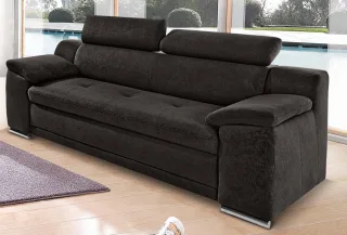 sit&more 3-Sitzer "Andiamo" inklusive Kopfteilverstellung