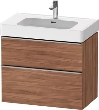 Duravit D-Neo Waschtischunterbau wandhängend Nussbaum Matt 784x452x625 mm - DE4377070790000 DE4377070790000