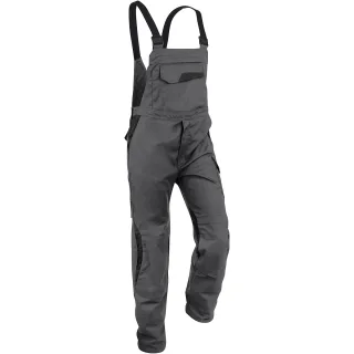 KÜBLER VITA cotton+ Latzhose anthrazit/schwarz 110 - 3L47 3421-9799-110