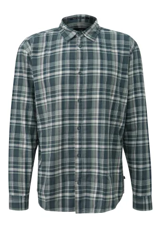 qs - Hemd blau|mehrfarbig - Gr. - XXL