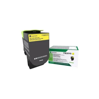 Original 71B20Y0 LEXMARK CS Toner yellow return